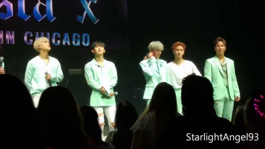 [VK][12.07.17][Fancam]The 1st World Tour Beautiful in Chicago (Talk Session)