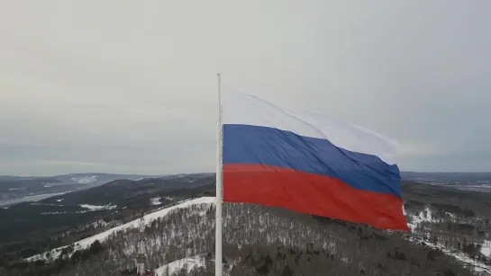 В Красноярске флагшток на Николаевской сопке признали самым высоким в стране