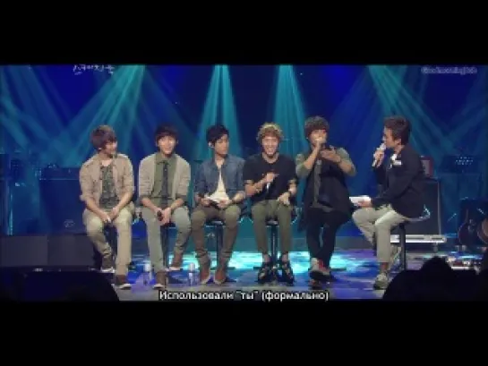 120915 Yoo Hee Yeol's Sketchbook Talk + Love Love Love (Acoustic Version) (рус. саб)