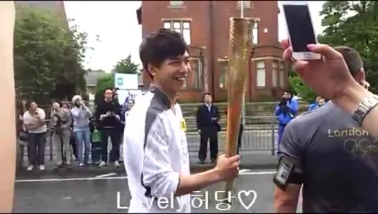 [Fancam] 120623 - Lee Seung Gi ,2012 London Olympic Torch Relay-7