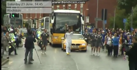 LONDON OLYMPICS 2012 TORCH RELAY - LEE SEUNG GI