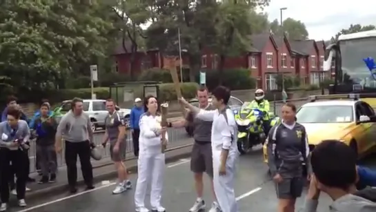 230612 Olympics torch Relay Fancam 2-Lee Seung Gi