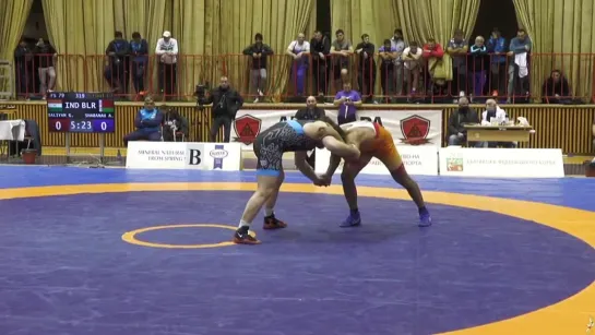 Kolov2022 79кг 1 (IND) Gourav BALIYAN vs (BLR) Ali SHABANAU