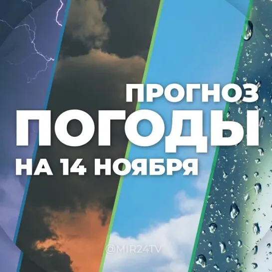 Погода на 14 ноября