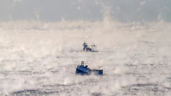 Во Владивостоке вскипело море из-за резких перепадов температур