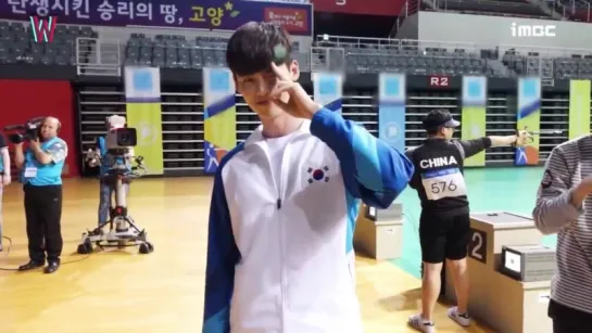 [W-two worlds] Lee Jong Suk - BTS Olympic scenes