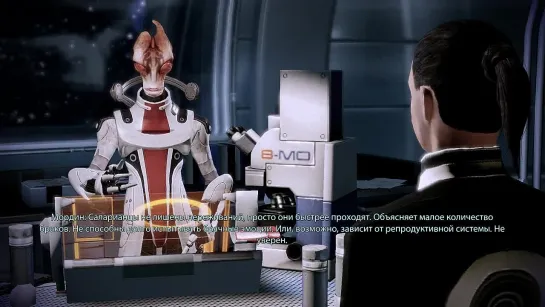 ◀Mass Effect▶ Мордин про Мелона на Нормандии.