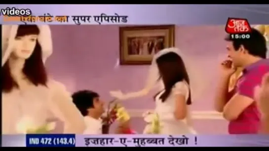 Mohit proposes to Sanaya on SBB Nov 16th 2010