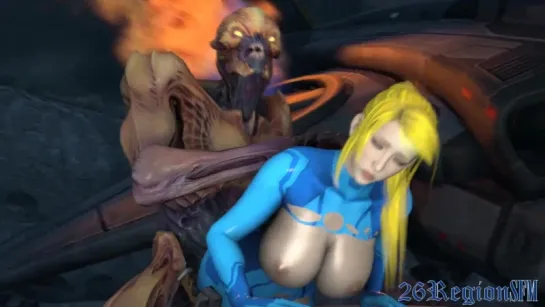 3D porn - Samus and Unknown Planet ep1 (Metroid, DOOM sex)