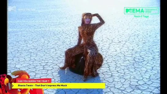 Shania Twain - That Don't Impress Me Much (MTV Germany) Guess The Year