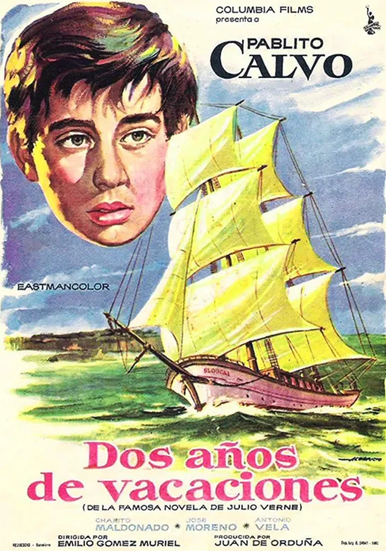 Два года каникул / Dos anos de vacaciones / Dos años de vacaciones / Shipwreck Island (1962 Испания Мексика) дети в кино