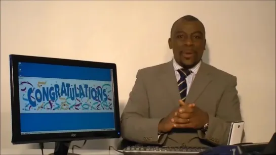 Congratulations Big Man Tyrone поздравляю негр хлопает в ладоши поздравляет