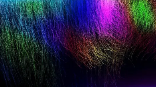 Abstract RGB Colorful Neon Lines Particles Background