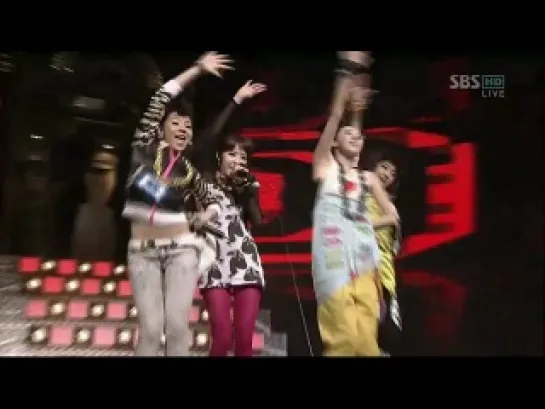 2NE1 - Intro + Fire (Debut Stage)