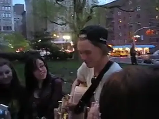 Jamie Campbell Bower - Hold on to what you believe - New York, Union Square Park