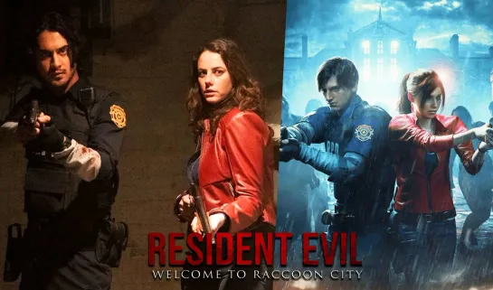 Resident Evil Welcome To Raccoon City Leon Обитель Зла Добро Пожаловать В Ракун-Сити Полицейский Участок Взрыв Бензовоза Зомби