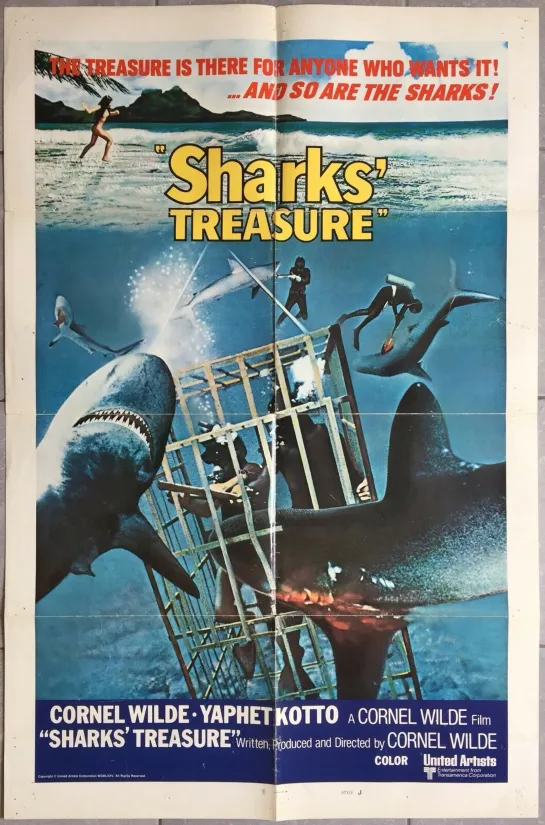 Sharks Treasure (1975) -1080p- Cornel Wilde, Yaphet Kotto, John Neilson, David Canary