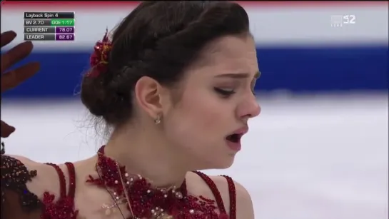 Evgenia MEDVEDEVA RUS Free Skate European Figure Skating Championships 2018