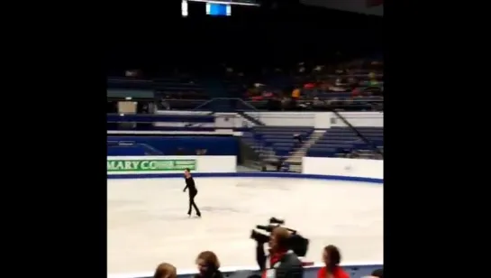 EC Ostrava 2017 Medvedeva practise