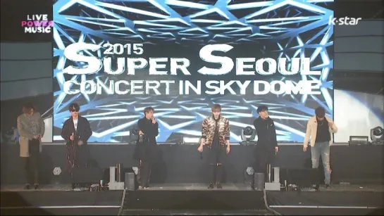 [CUT] 20.12.2015 BEAST - Talk @ K-Star Live Power Music: 2015 Super Seoul Concert