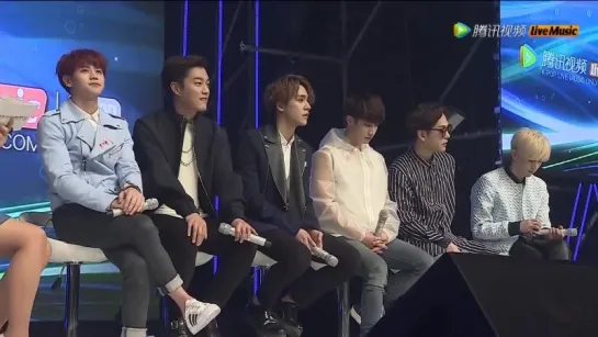 [PERF] 24.04.2015 BEAST - Talk #2 @ Tencent K-Pop Live Music Concert