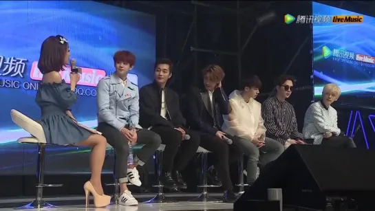 [PERF] 24.04.2015 BEAST - Talk #1 @ Tencent K-Pop Live Music Concert