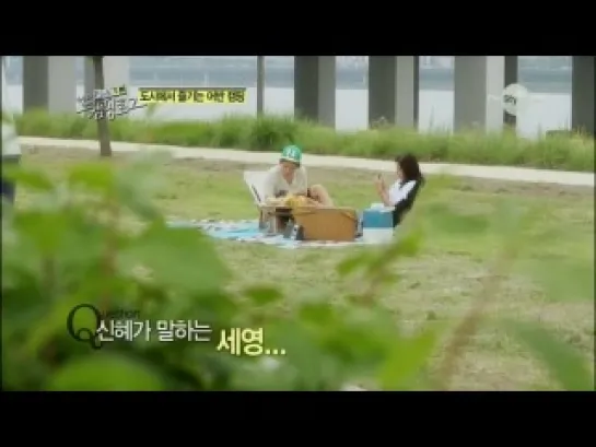 [Eng]Park Shin Hye and Park Se Young at Photo Camping Log Ep1