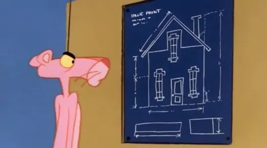 The Pink Panther - The Pink Blueprint \ Розовая пантера (1966)  Friz Freleng \ Фриц Фрилинг. США