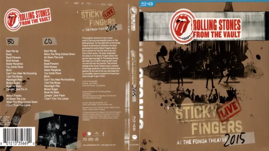 ROLLING STONES — 2015 — Sticky Fingers: Live at the Fonda Theater