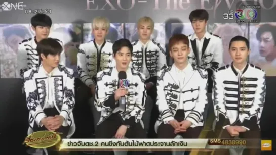 [РУС.САБ] 180320 EXO Thai Interview @ Morning News