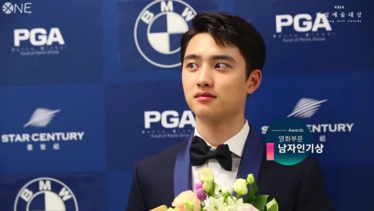 [РУС.САБ] 170503 53rd Baeksang Arts Awards 2017 — Kyungsoo backstage interview