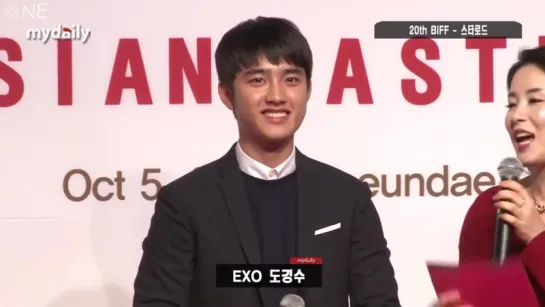 [РУС.САБ] 151005 EXO D.O (Do Kyungsoo) BIFF Red Carpet Interview