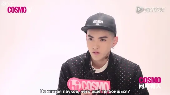 [РУС.САБ] 151218 Kris (Wu Yifan) Cosmo TV Asks Everybody