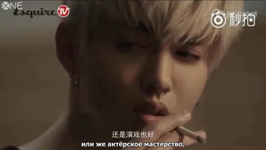 [РУС.САБ] 151225 Kris (Wu Yifan) Esquire Magazine Photoshoot Behind The Scenes