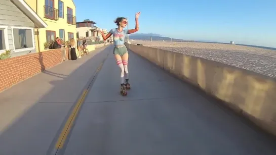 Annie Marie Lewis & Danny B. Harvey - Hot Rod Girl 🔥 Roller Girl Video Remix