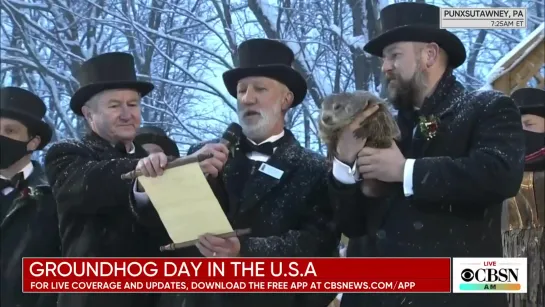 2021-02-02  Groundhog Day 2021: Punxsutawney Phil makes his prediction