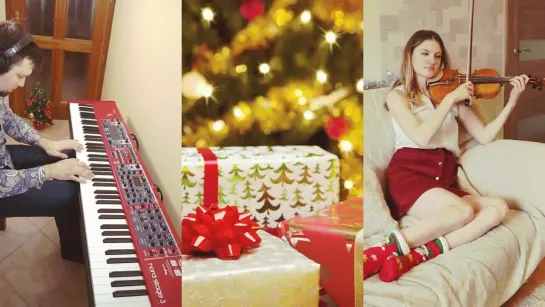 Abba - Happy New Year  • 2020  cover violin Evgeniya Skachkova and piano Евгений Алексеев