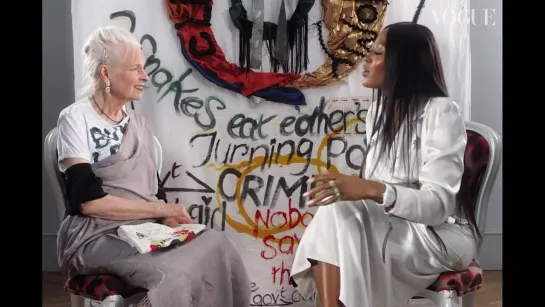 Naomi Campbell Meets Vivienne Westwood. British Vogue