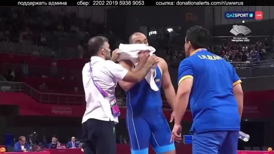 ASIAN GAMES2023 125кг 1 (MGL) Lkhagvagerel MUNKHTUR - (IRI) Amir Hossein Abbas ZARE