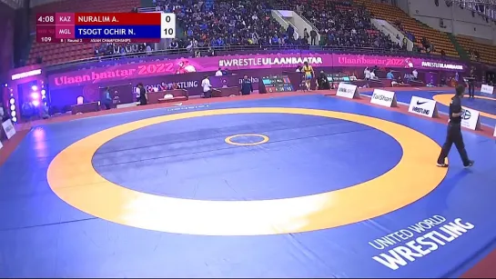 Round 2 WW - 50 kg_ A. NURALIM (KAZ) v. N. TSOGT OCHIR (MGL)