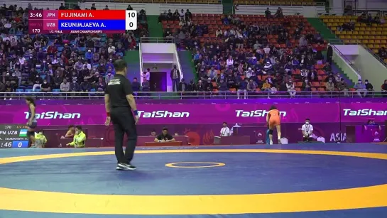 1_2 WW - 53 kg_ A. FUJINAMI (JPN) v. A. KEUNIMJAEVA (UZB)