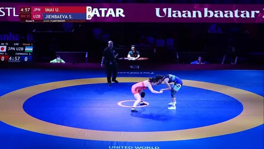 Round 5 WW - 55 kg_ U. IMAI (JPN) v. S. JIENBAEVA (UZB)