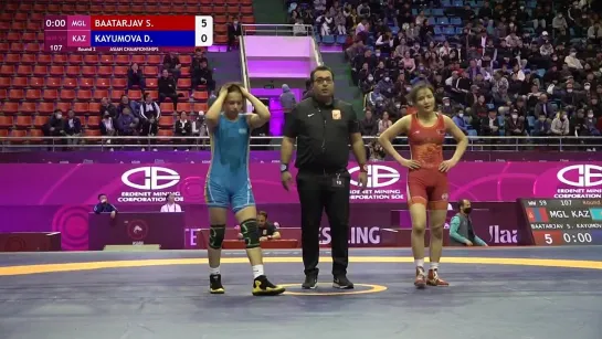 Round 2 WW - 59 kg_ S. BAATARJAV (MGL) v. D. KAYUMOVA (KAZ)