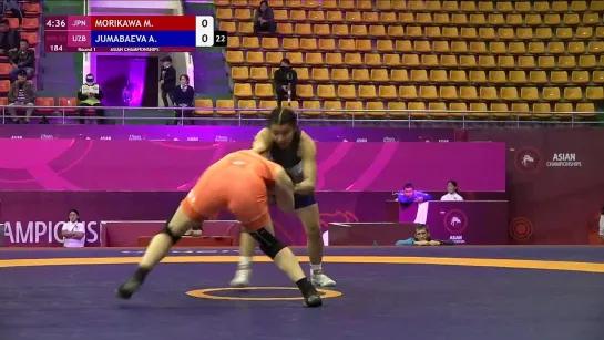 Round 1 WW - 65 kg_ M. MORIKAWA (JPN) v. A. JUMABAEVA (UZB)