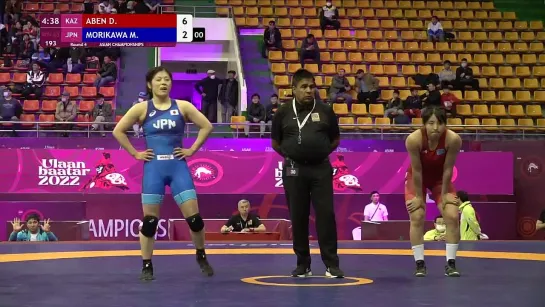 Round 4 WW - 65 kg_ D. ABEN (KAZ) v. M. MORIKAWA (JPN)