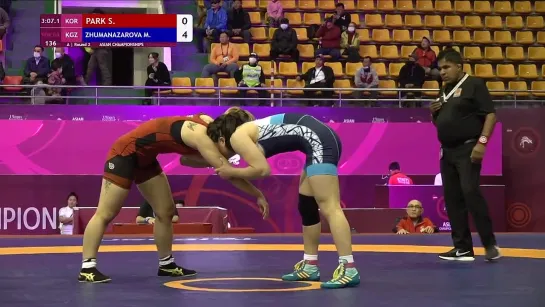 Round 2 WW - 68 kg_ S. PARK (KOR) v. M. ZHUMANAZAROV (KGZ)