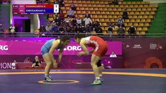 1_2 WW - 68 kg_ M. ZHUMANAZAROV (KGZ) v. D. ENKHSAIKHAN (MGL)