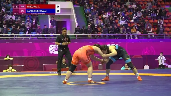 Round 4 WW - 72 kg_ S. NIIKURA (JPN) v. Z. BAKBERGENOVA (KAZ)