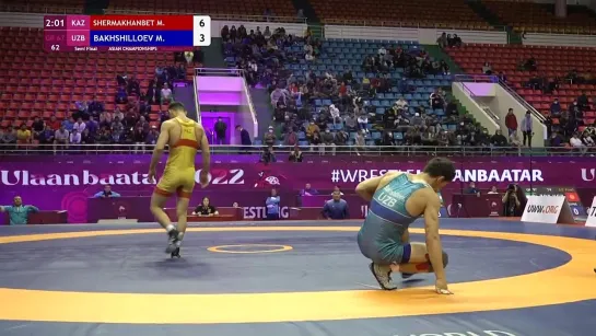 1_2 GR - 67 kg_ M. SHERMAKHANBE (KAZ) v. M. BAKHSHILLOEV (UZB)