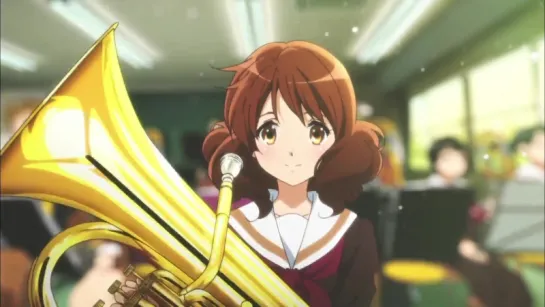 Рекламный ролик полнометражного фильма и второго сезона Hibike! Euphonium.